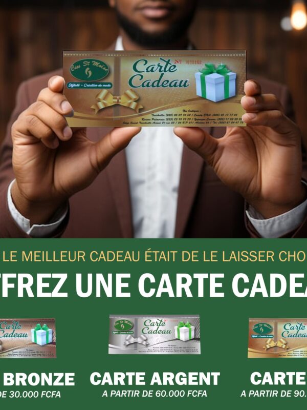 Carte Cadeau Ciss St Moise